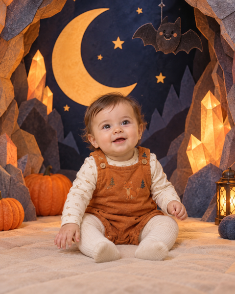 Crescent Cave Explorer — baby photo style