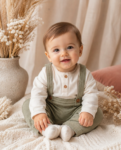 Eleven months — baby photo style