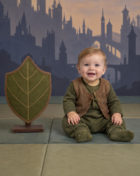 Forest Sentinel — baby photo style