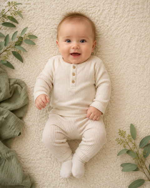 Four months — baby photo style