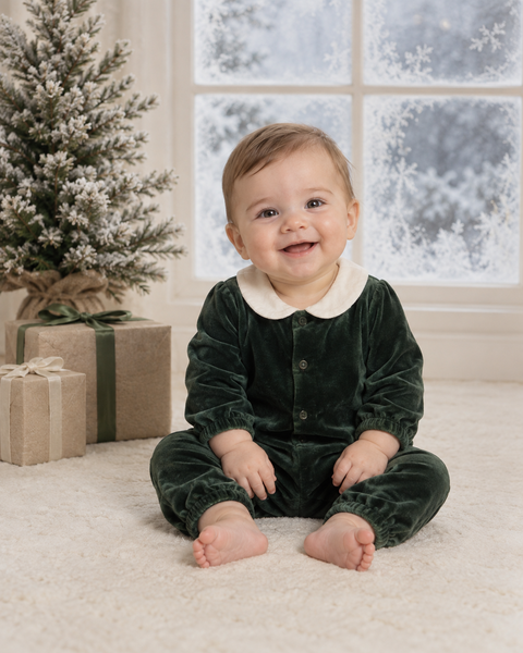 Frosted Pine — baby photo style