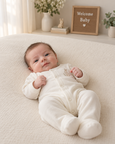 Welcome Baby Classic — baby photo style