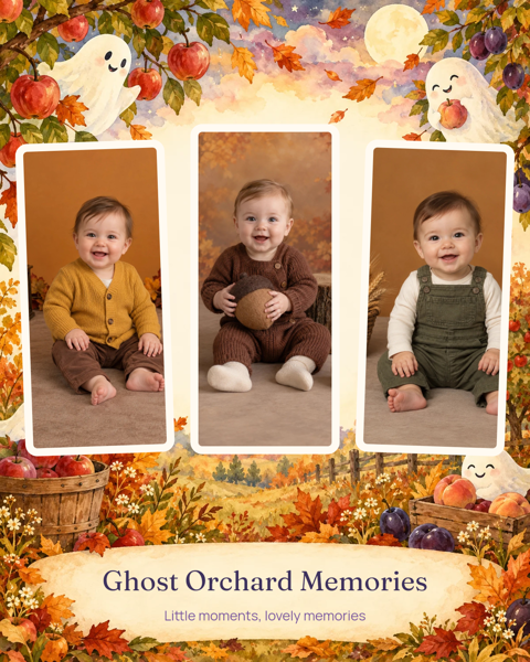 Ghost Orchard Memories — editable collages template