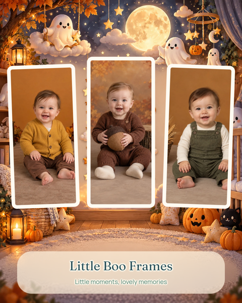 Little Boo Frames — editable collages template